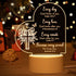 Christian Gift for Women, Acrylic Night Light Inspirational Gift for Women, Religious Gifts Scripture Gifts for Women , Night Lamp with Bible Verse and Prayers Gift